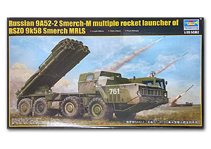 ͧԧǴѺ 9A52-2 SMERCH-M Multiple Rocket Launcher of RSZO 8K58 SMERCH MLRS  Ҵ 1/35 ͧ Trumpeter