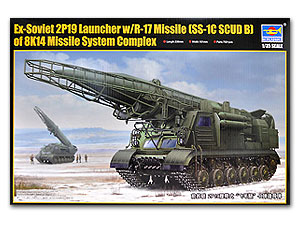 Trumpeter 01024  1//35 Soviet 2P19 Launcher w//SS-1C SCUD B of 8K14 Missile System