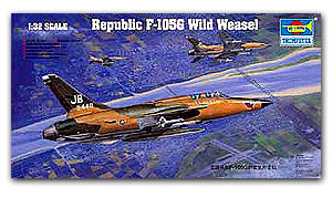F-105G Wild Weasel Ҵ 1/32 ͧ Trumpeter