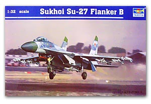 Su-27 Flanker B Ҵ 1/32 ͧ Trumpeter(J)