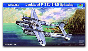 P-38L-5-LO Lightning Ҵ 1/32 ͧ Trumpeter