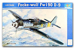 เครื่องบินขับไล่เยอรมัน Focke-wulf Fw190 D-9  ขนาด 1/24 ของ Trumpeter