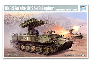 Ǵҡҹ 9K35 Strela-10 SA-13 Gopher Surface-to-Air Missile System Ҵ 1/35 ͧ Trumpeter
