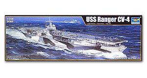 เรือบรรทุกเครื่องบิน USS Ranger CV-4 ขนาด 1/350 ของ Trumpeter
