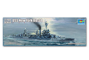 BB-34 USS New York  Ҵ 1/700 ͧ Trumpeter