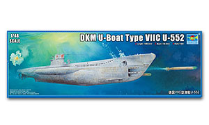 DKM U-Boat Type VIIC U-552  ขนาด 1/48 ของ Trumpeter
