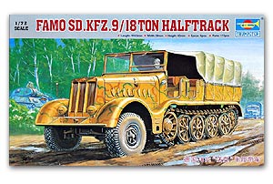 Famo Sd.Kfz.9/18 ton halftrack Ҵ 1/72 ͧ Trumpeter