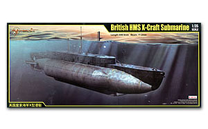 British HMS X-Craft Submarine ขนาด 1/35 ของ Trumpeter