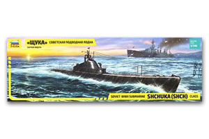 เรือดำน้ำรัสเซีย Soviet WWII Submarine Shchuka (SHCH) Class ขนาด 1/144 ของ Zvezda