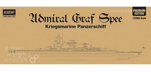 เรือประจัญบานฉบับกระเป๋าเยอรมันพร้อมชุดแต่งครบเครื่อง German Pocket Battleship Admiral Graf Spee "Special"ขนาด 1/350 ของ Academy 