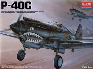 P-40c ͧ٧Թ ͺԹ ( Flying Tiger ) 1/48 ͧ Academy 