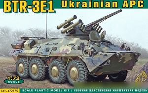 BTR-3E1 Ukrainian APC ขนาด 1/72 ของ ACE