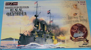  เรือรบอเมริกา USS OLYMPIA PREMIUM EDITION   ขนาด 1/323 ของ Encore