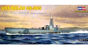 ʹӹ USS Balao SS-285 Ҵ 1/700 ͧ Hobbyboss 
