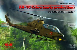 AH-1G Cobra (early production) US Attack Helicopter ขนาด 1/32 ของ ICM  T