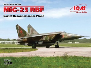 MiG-25 RBF Soviet Reconnaissance Plane Ҵ 1/48 ͧ ICM