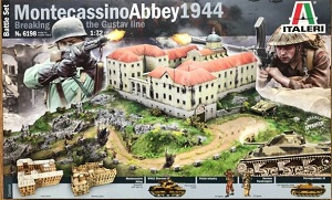 Montecassino Abbey 1944  ขนาด 1/72 ของ Italeri