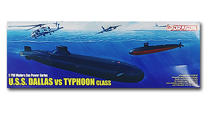 USS Dallas vs Typhoon Class Ҵ 1/700 ͧDragon 