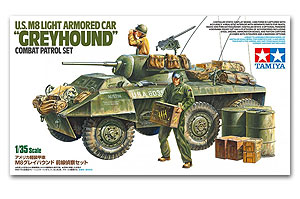 M8 Light Armored Car "Greyhound" Combat Patrol Set  Ҵ 1/35 ͧ Tamiya