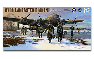 เครื่องบินทิ้งระเบิด  Avro Lancaster w/full Interior ขนาด 1/35 ของ Border