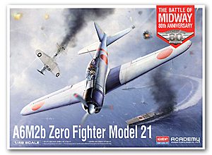 A6M2b Zero Fighter Model 21 "Battle of Midway" Ҵ 1/48 ͧ Academy