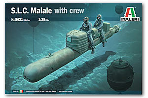 S.L.C. Maiale with crew ขนาด 1/35 ของ Italeri