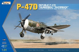 P-47D THUNDERBOLT RAZORBACK ขนาด 1/24 ของ Kinetic
