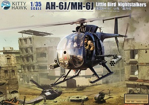 AH-6J/MH-6J Little Bird Nightstalkers ขนาด 1/35 ของ Kittyhawk