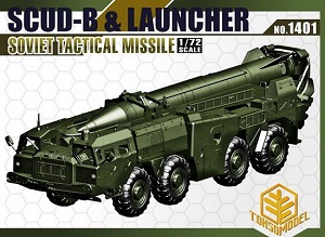 Scud-B & Launcher Soviet Tactical MissileҴ 1/72 ͧToxso