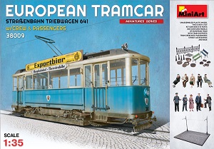 รถรางยุโรป EUROPEAN TRAMCAR  ขนาด 1/35 ของ Miniart