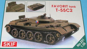 T-55 FAVORIT  öѧ֡ Ҵ 1/35 ͧ SKIF