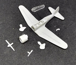 ..6  Ki-36 / Ki-55 Aida Ҵ 1/144 Resin Kit ٻ͡ No decal