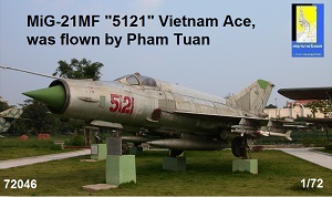 ´ Mig-21MF "5121" Vietnam Ace ,flew by Capt Pham Tuan   Ҵ 1/72 ͧ Payanak