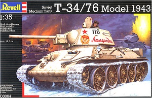 öѧҴҧ T-34/76 (model 1943) Ҵ 1/35 ͧ Revell izx
