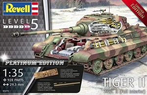 Tiger II Ausf B (Full Interior) Ҵ 1/35 ͧ Revell