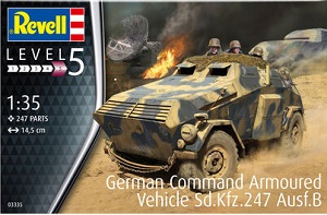 ö 4  German Command Armoured Vehicle Sd.Kfz.247 Ausf.B Ҵ 1/35 ͧ RevellGerman Command Armoured Vehicle Sd.K