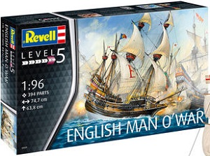 English Man O'War ขนาด 1/96 ของ Revell