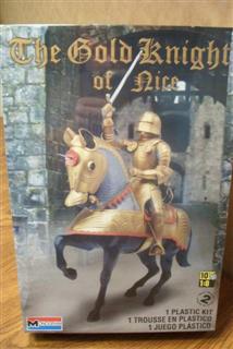 GOLD KNIGHT WITH HORSE Ҵ 1/8 ͧ Revell-Monogram