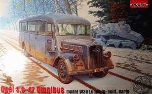 Opel 3.6-47 Omnibus, model w39 Ludewig-built, early Ҵ 1/35 ͧ Roden