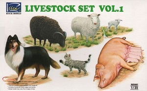 Livestock Set Vol.1ขนาด 1/35 ของ Riich Model