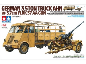 German 3.5 Ton Truck AHN w/3.7cm Flak 37 AA Gun Ҵ 1/35 ͧ Tamiya