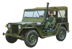 รถจี๊บ M151A1 Vietnam ขนาด 1/35 ของ Tamiya