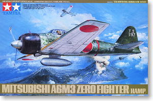 A6M3 Zero Fighter Type 32 (Hamp)  Ҵ 1/48 ͧ Tamiya
