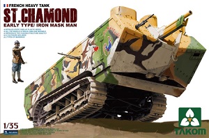 French Heavy Tank St.Chamond Early Type/Iron Mask Man Ҵ 1/35 ͧ Takom