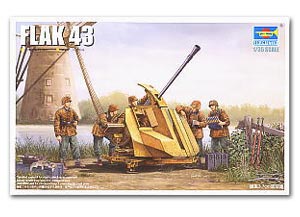 FLAK43 (Germn 3.7cm. Anti-aircraft gun)Ҵ 1/35 ͧ Trumpeter 