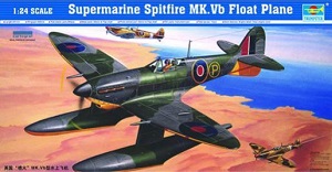 เครื่องบินขับไล่ทะเลอังกฤษAircraft Supermarine Spitfire Mk. Vb Float Plane  ขนาด 1/24 ของ Trumpeter