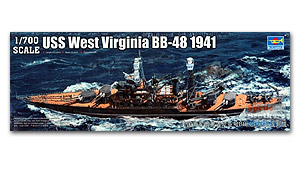 BB-48 USS West Virginia 1941 Ҵ 1/700 ͧ Trumpeter