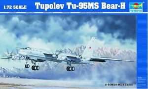 Tupolev Tu-95MS Bear-H ͧԹԴ Ҵ 1/72 ͧ Trumpeter 