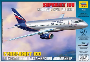 Russian Suchoj Superjet 100 Ҵ 1/144 ͧ Zvezda