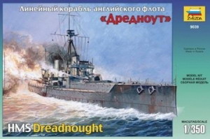 เรือประจัญบาน HMS DREADNOUGHT WWII BATTLESHIP ขนาด 1/350 ของ ZVEZDA